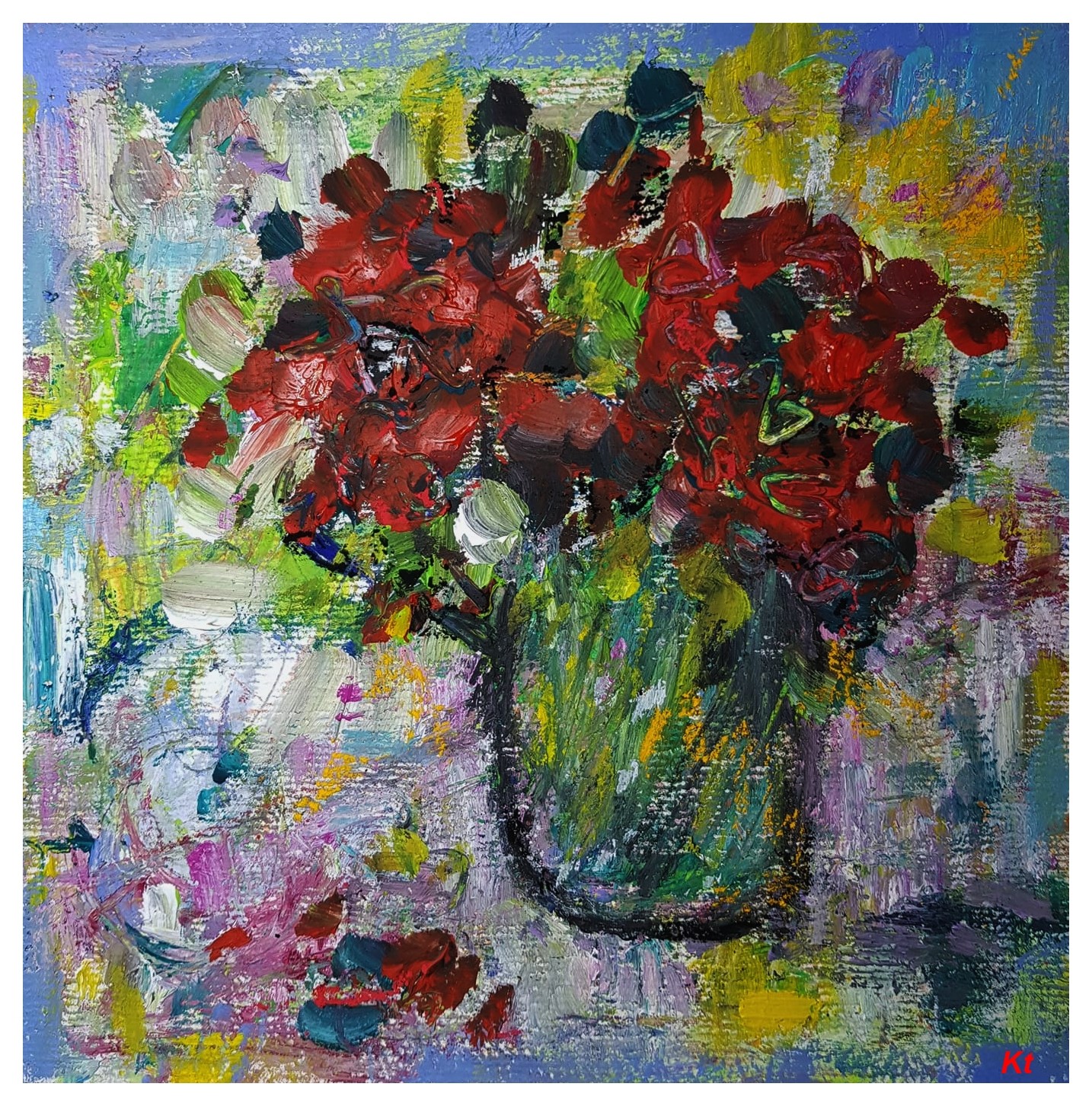 Le bouquet rouge