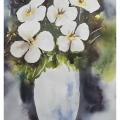 Bouquet aux 5 fleurs blanches