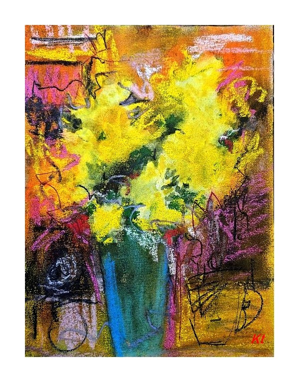 Bouquet aux mimosas